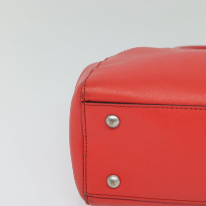 Mcm Red Leather Handbag