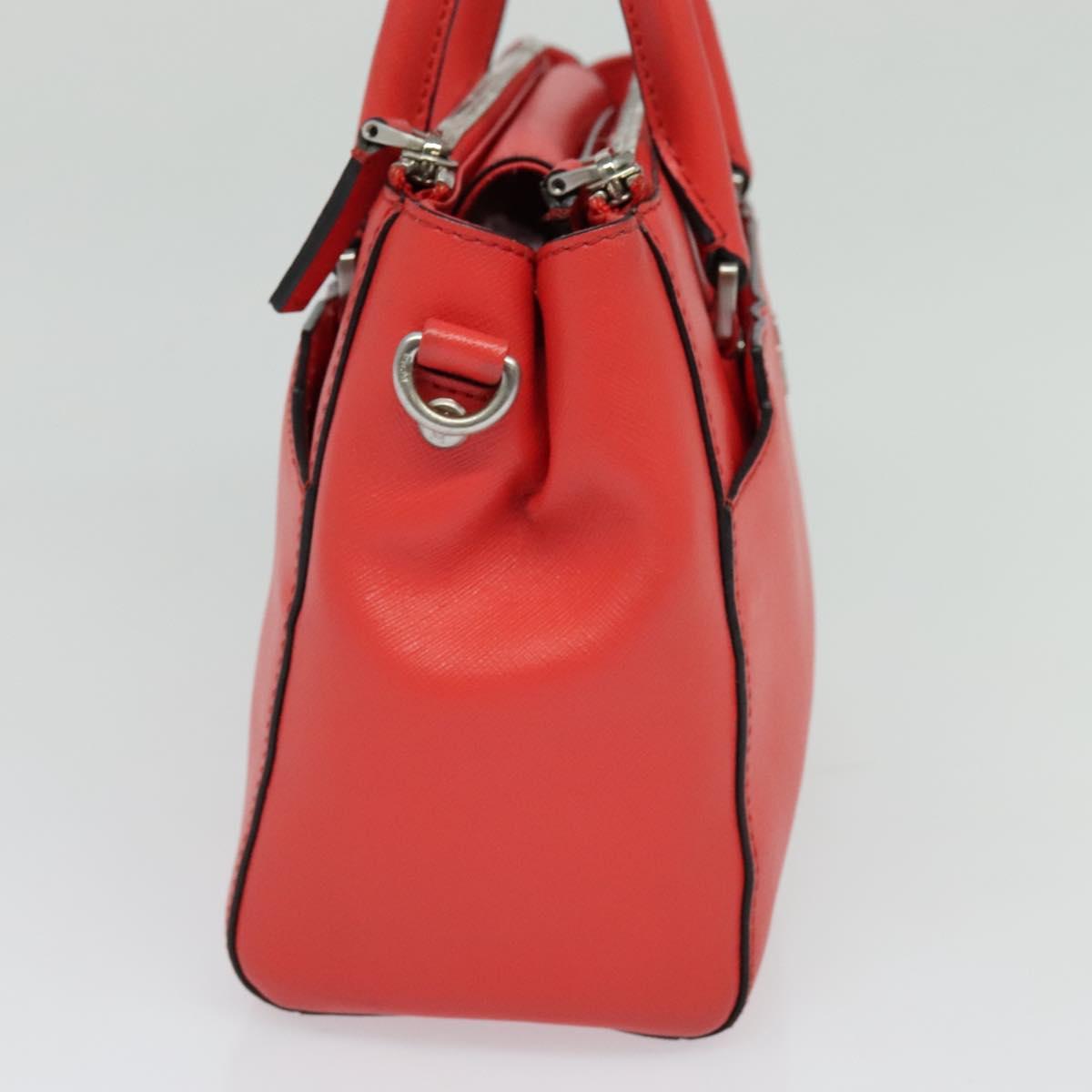 Mcm Red Leather Handbag