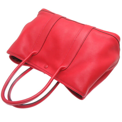 Hermès Red Leather Garden Party