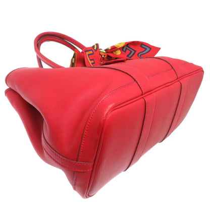 Hermès Red Leather Garden Party