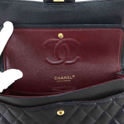 Chanel Black Leather Timeless