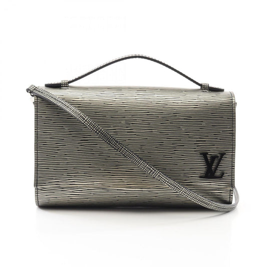 Louis Vuitton Gray Leather Cléry