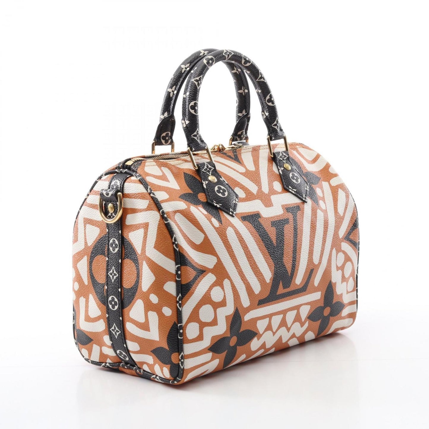 Louis Vuitton Orange Canvas Speedy Bandoulière 25