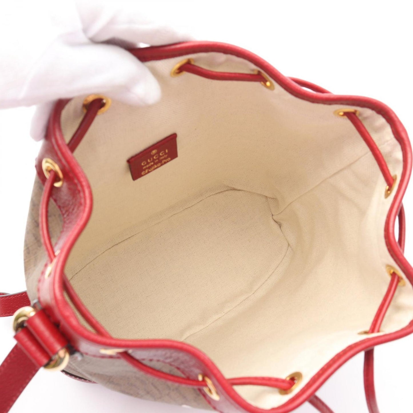 Gucci Brown Canvas Doraemon
