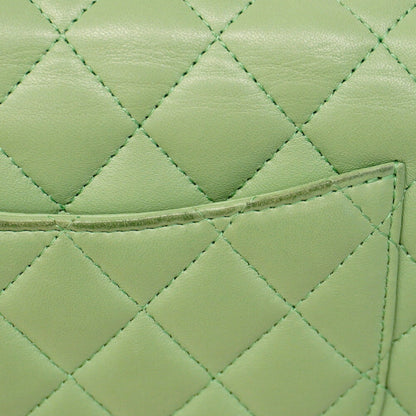 Chanel Green Leather Coco Handle