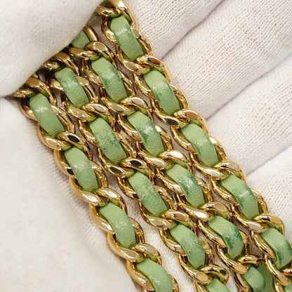 Chanel Green Leather Coco Handle