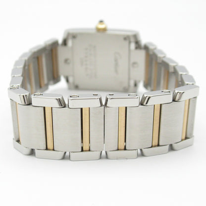 Cartier Pink Gold And Steel Tank Française