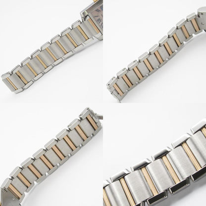 Cartier Pink Gold And Steel Tank Française