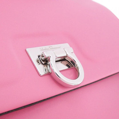 Salvatore Ferragamo Pink Leather Gancini