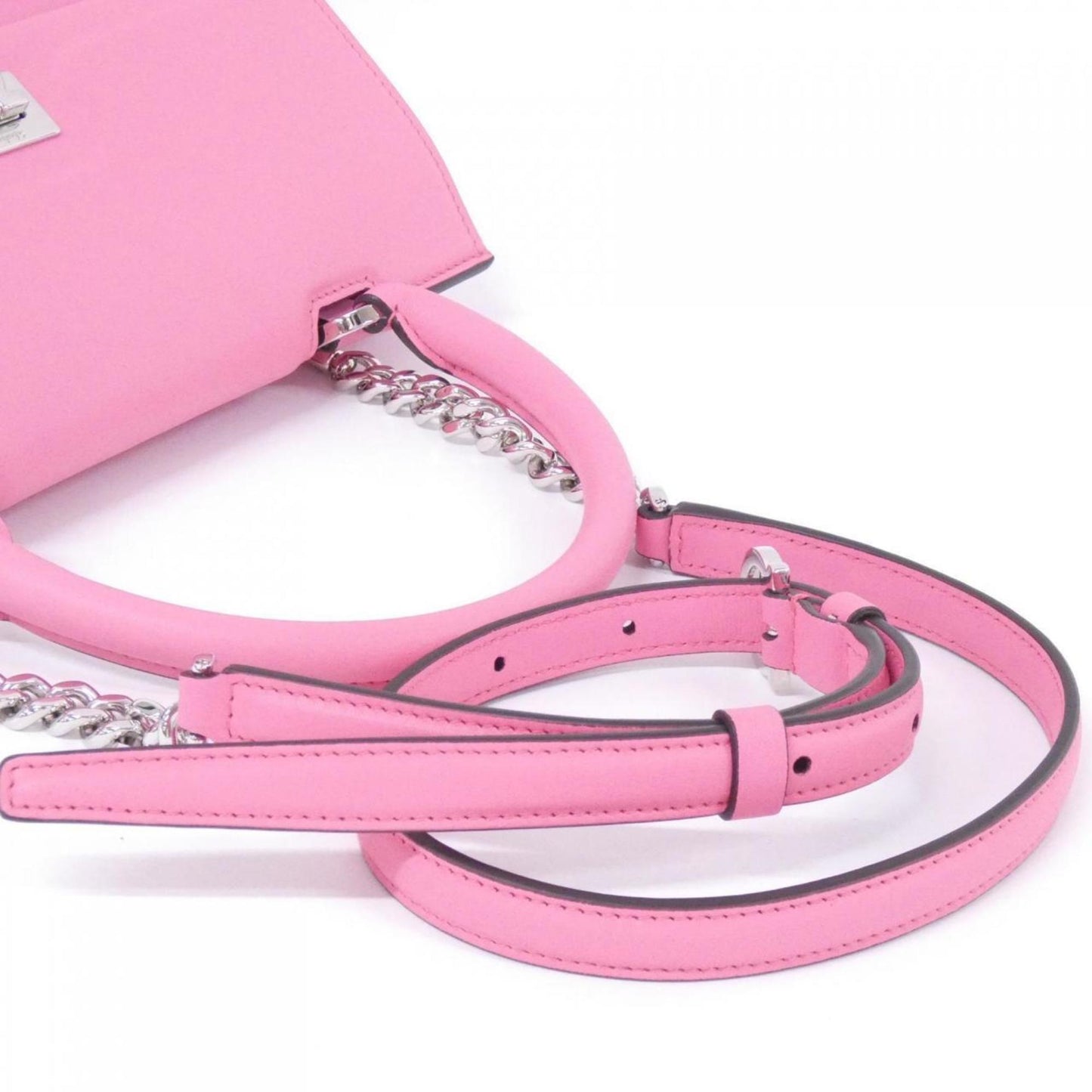 Salvatore Ferragamo Pink Leather Gancini