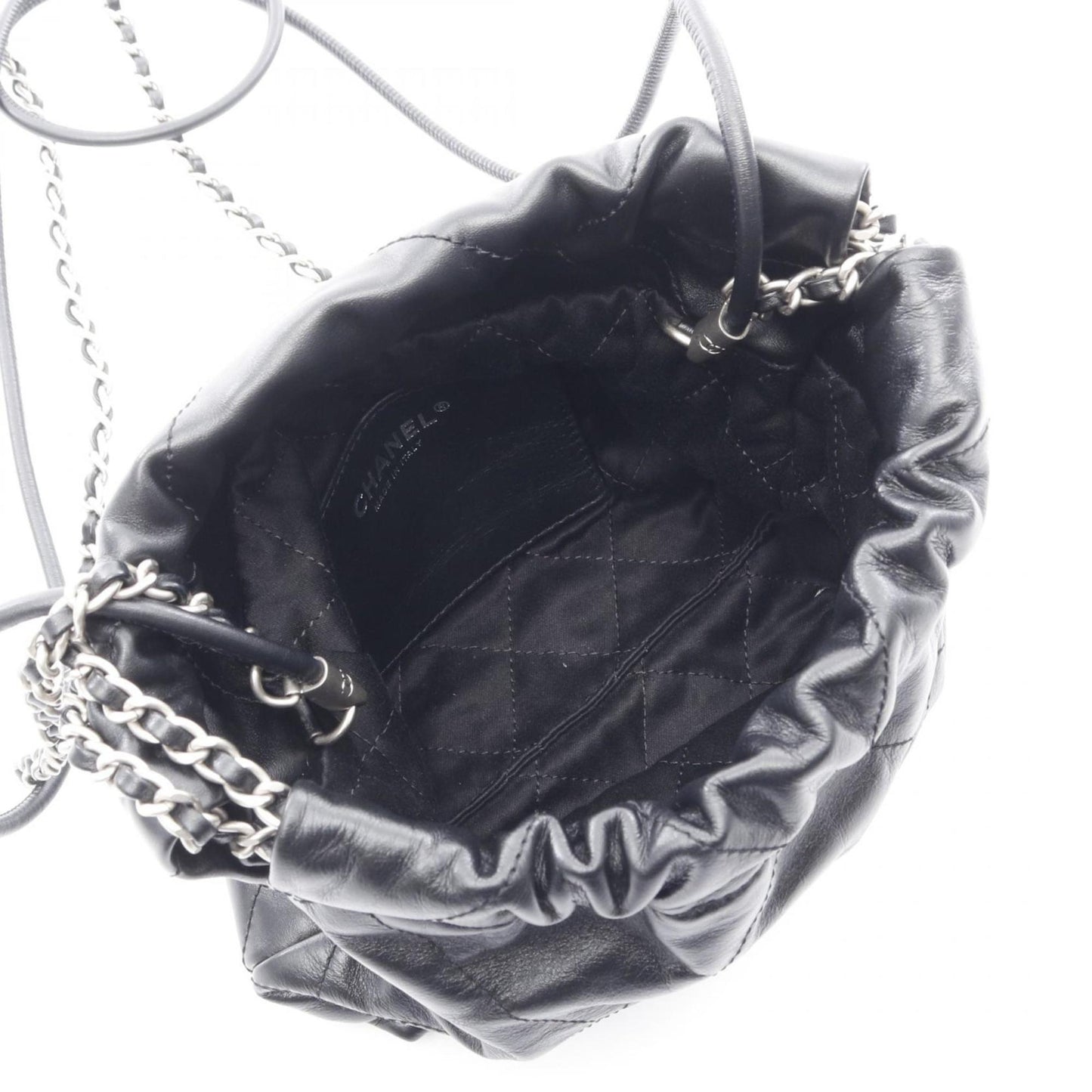 Chanel Black Leather Chanel 22