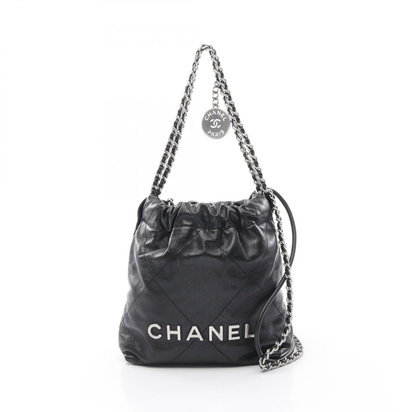 Chanel Black Leather Chanel 22