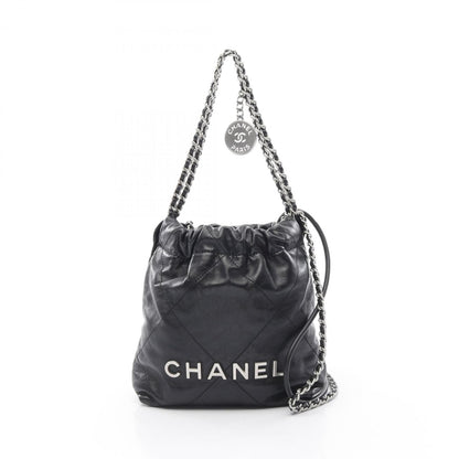 Chanel Black Leather Chanel 22