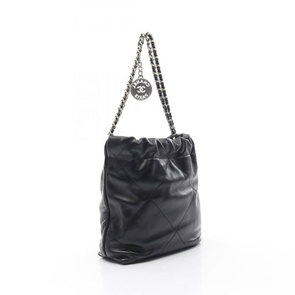 Chanel Black Leather Chanel 22