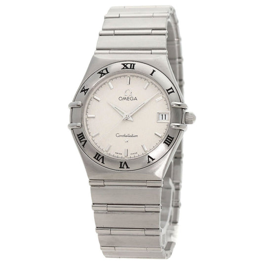 Omega White Steel Constellation
