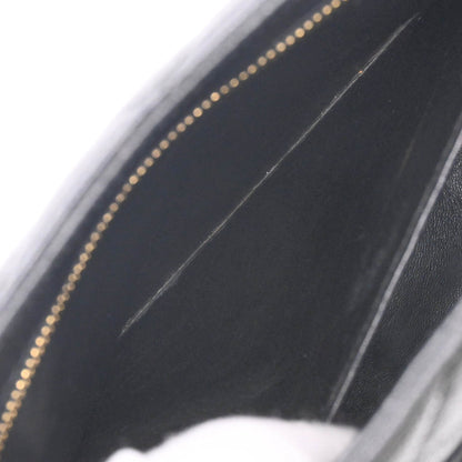 Chanel Black Leather Medaillon