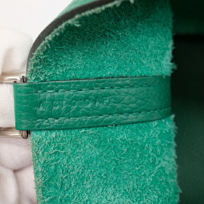 Hermès Green Leather Picotin Lock