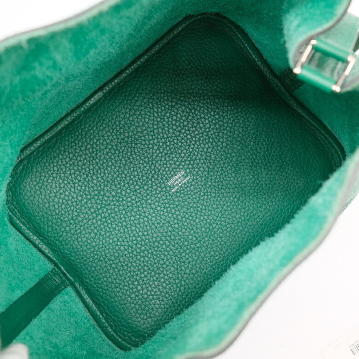Hermès Green Leather Picotin Lock