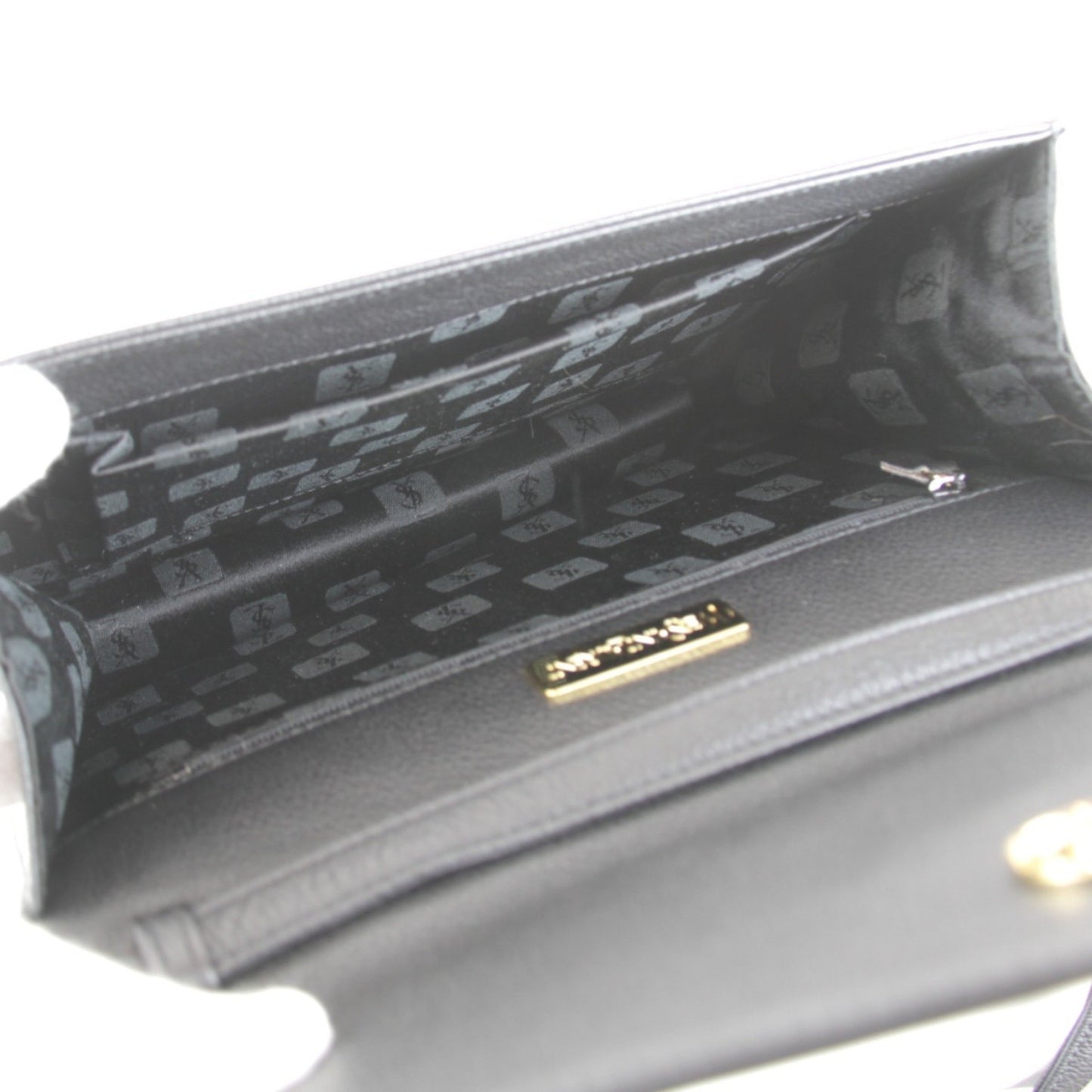 Saint Laurent Black Leather Shoulder