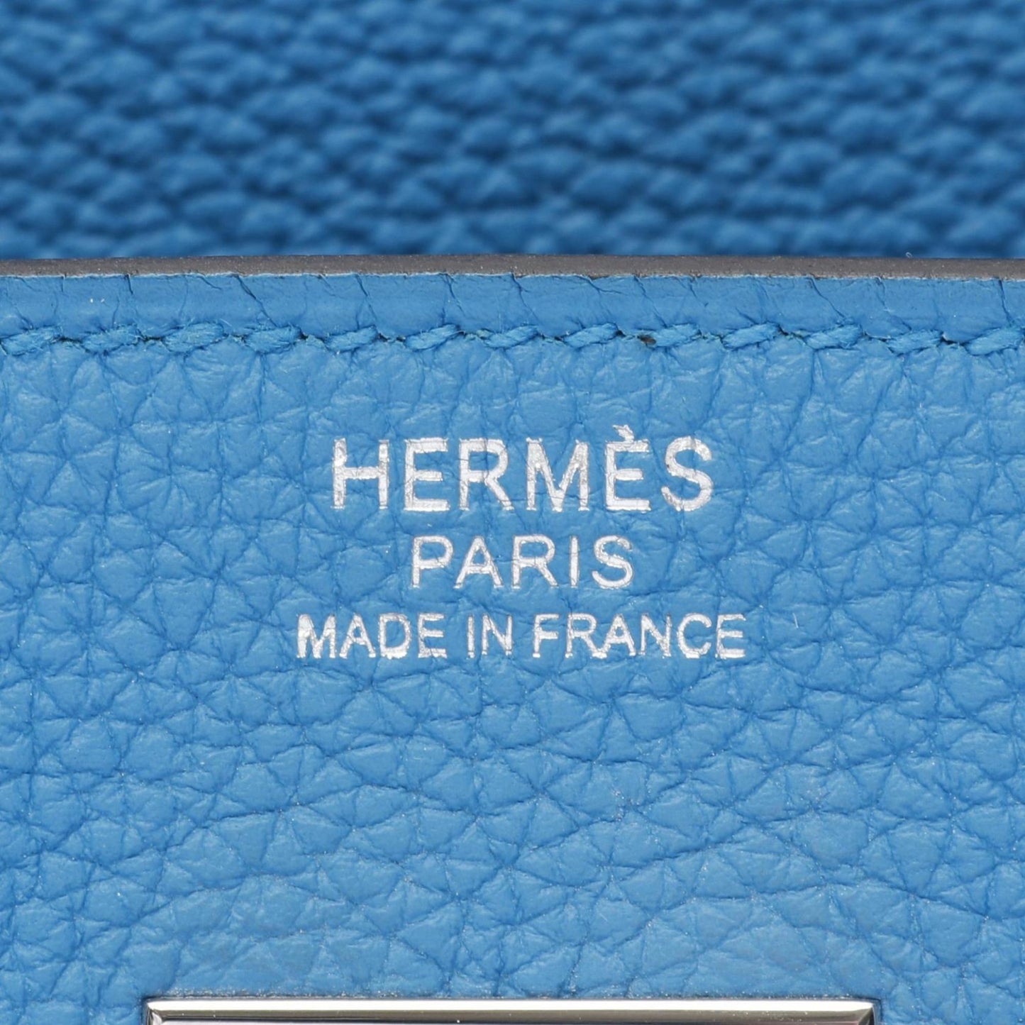 Hermès Blue Leather Birkin 30