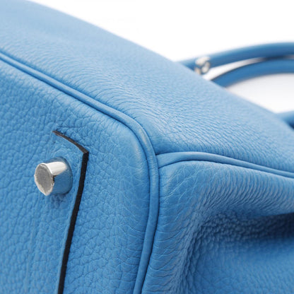 Hermès Blue Leather Birkin 30