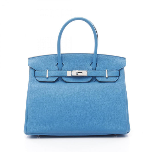Hermès Blue Leather Birkin 30