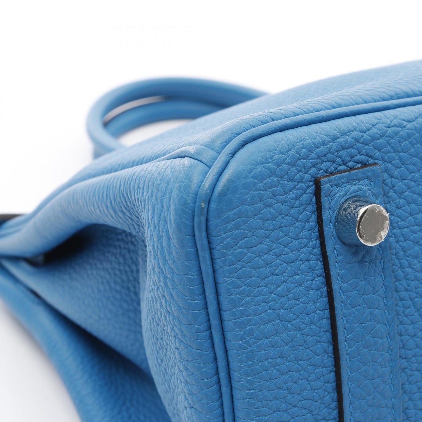 Hermès Blue Leather Birkin 30