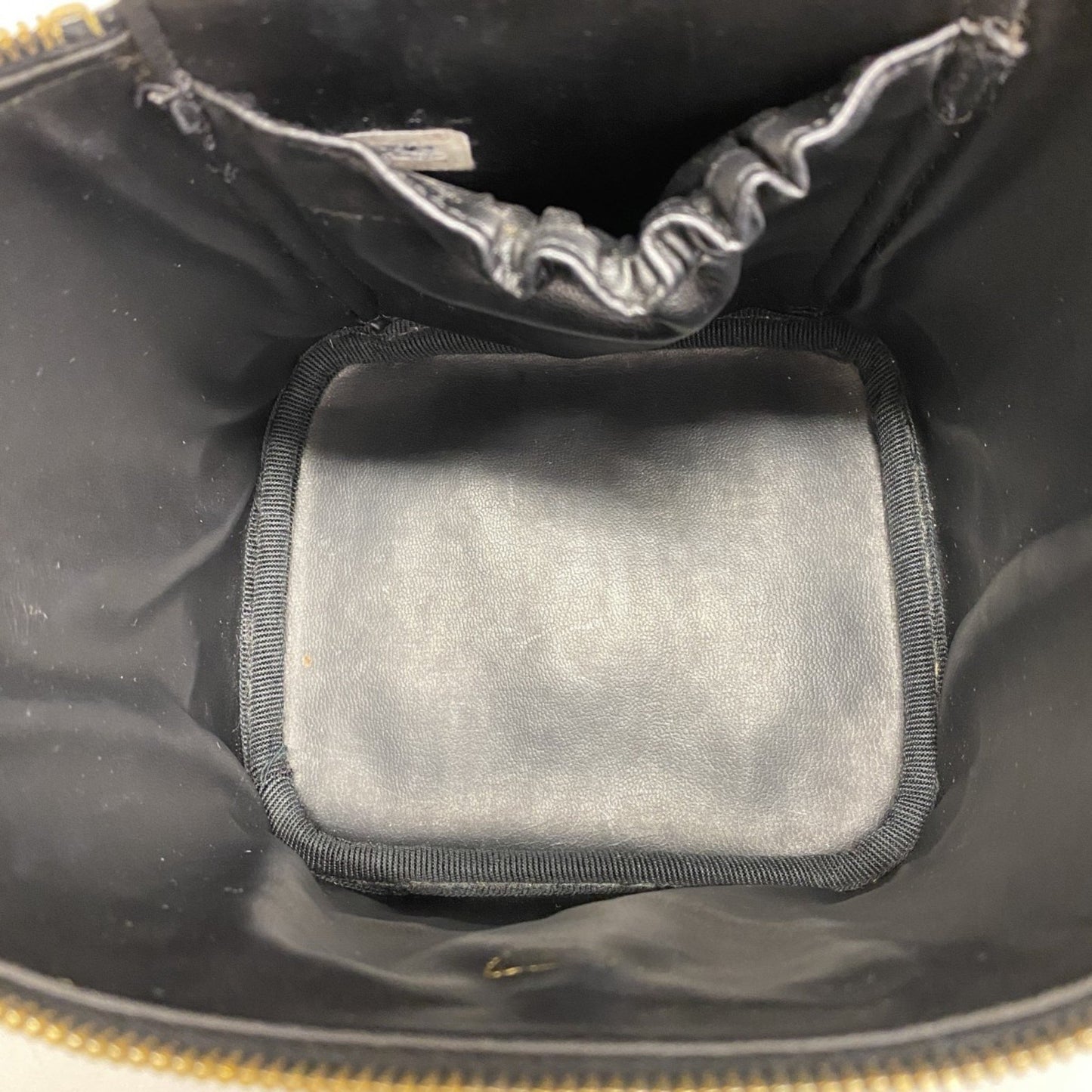 Chanel Black Leather Vanity