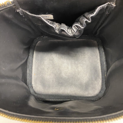 Chanel Black Leather Vanity