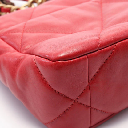 Chanel Red Leather Chanel 19