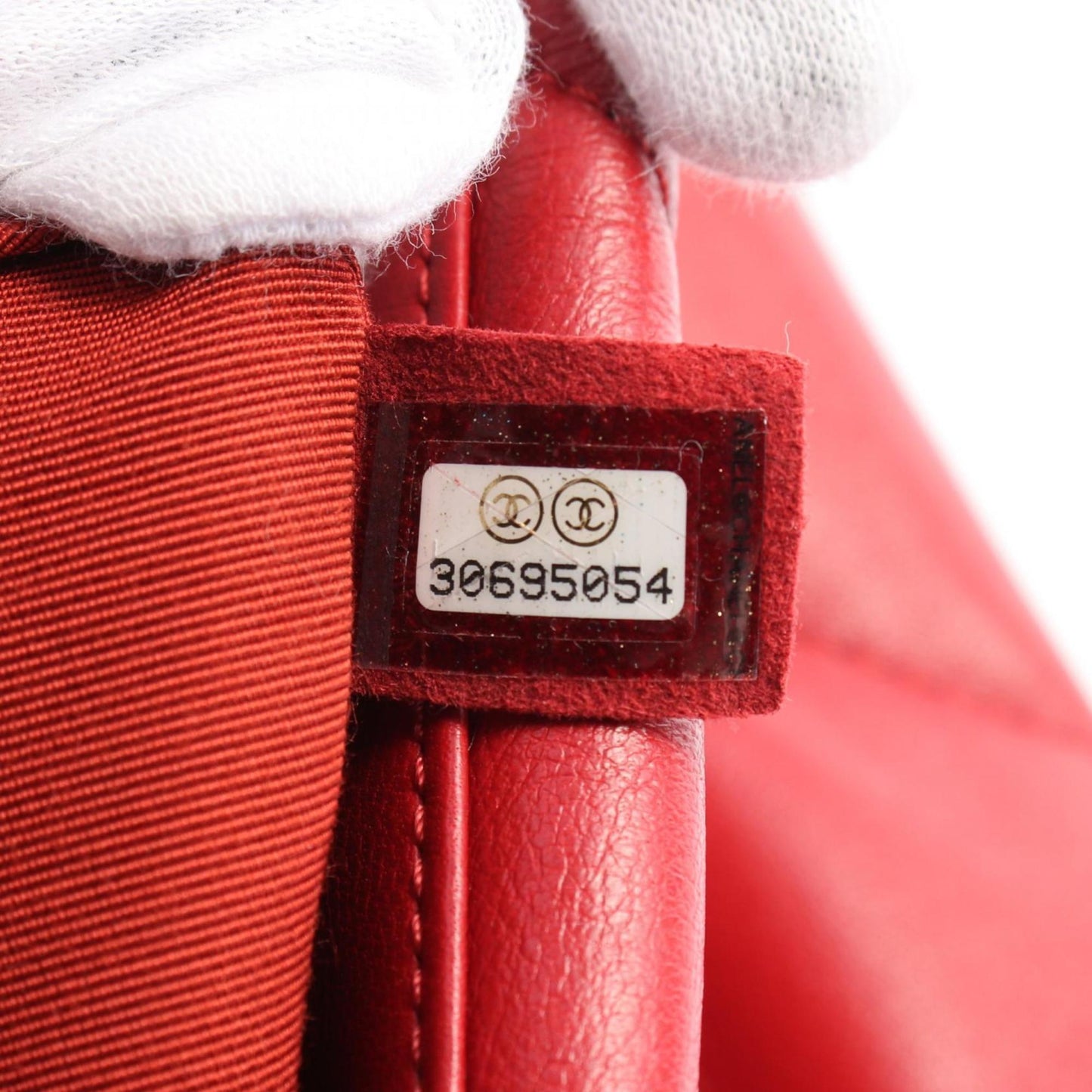 Chanel Red Leather Chanel 19