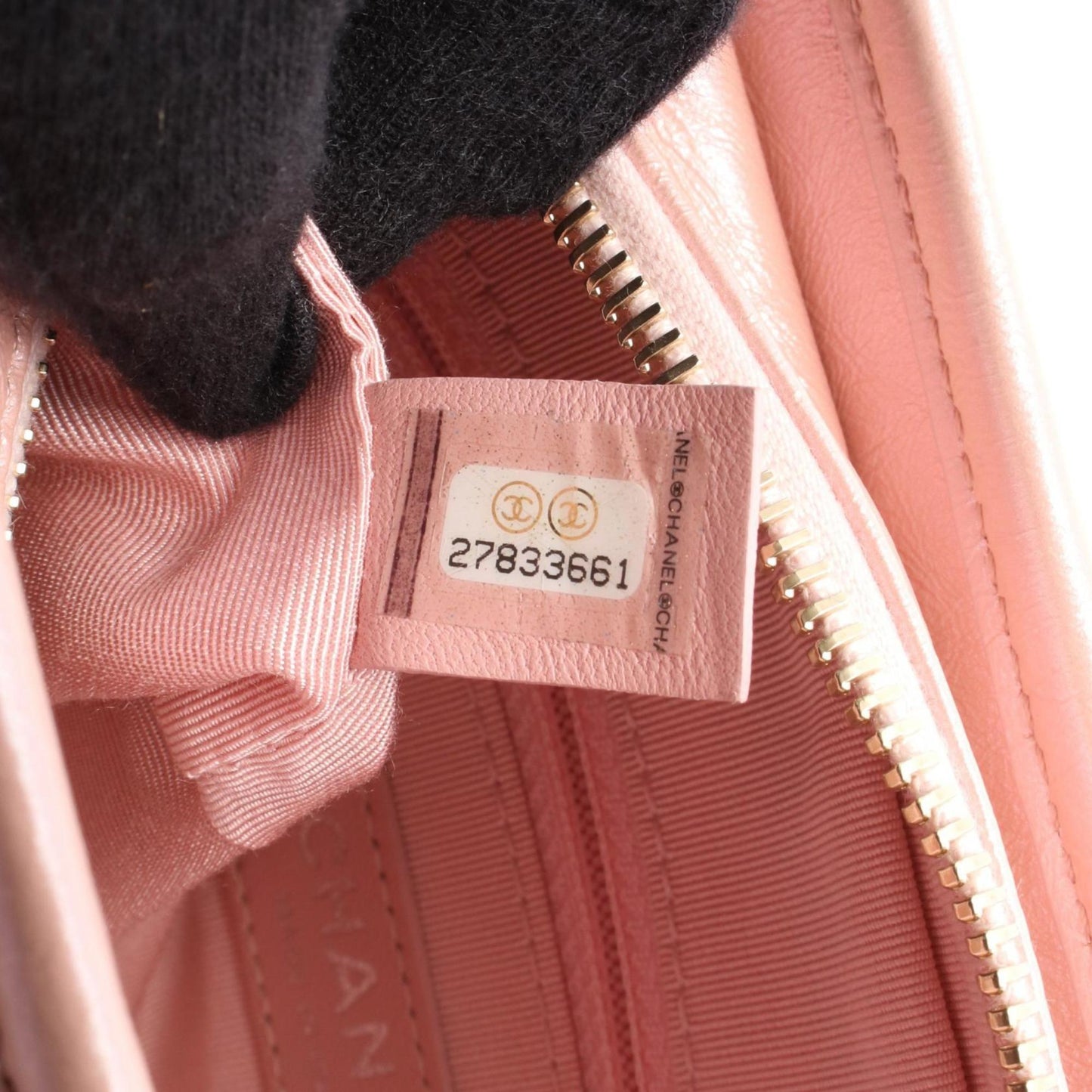 Chanel Pink Leather Gabrielle