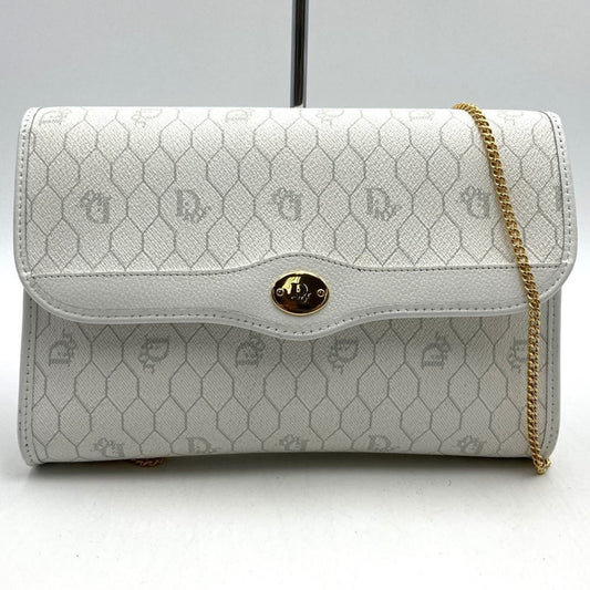Dior White Canvas Honeycomb