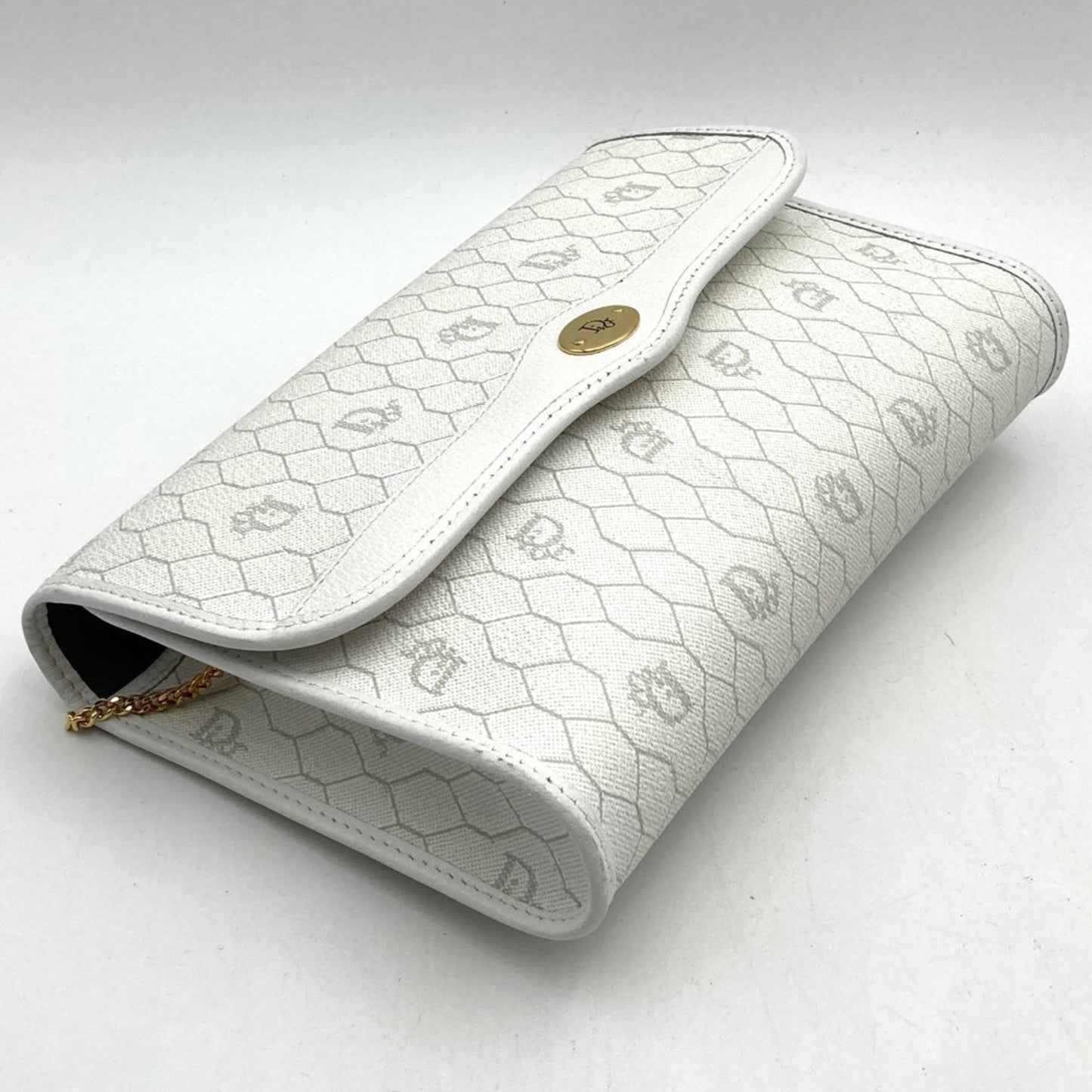 Dior White Canvas Honeycomb