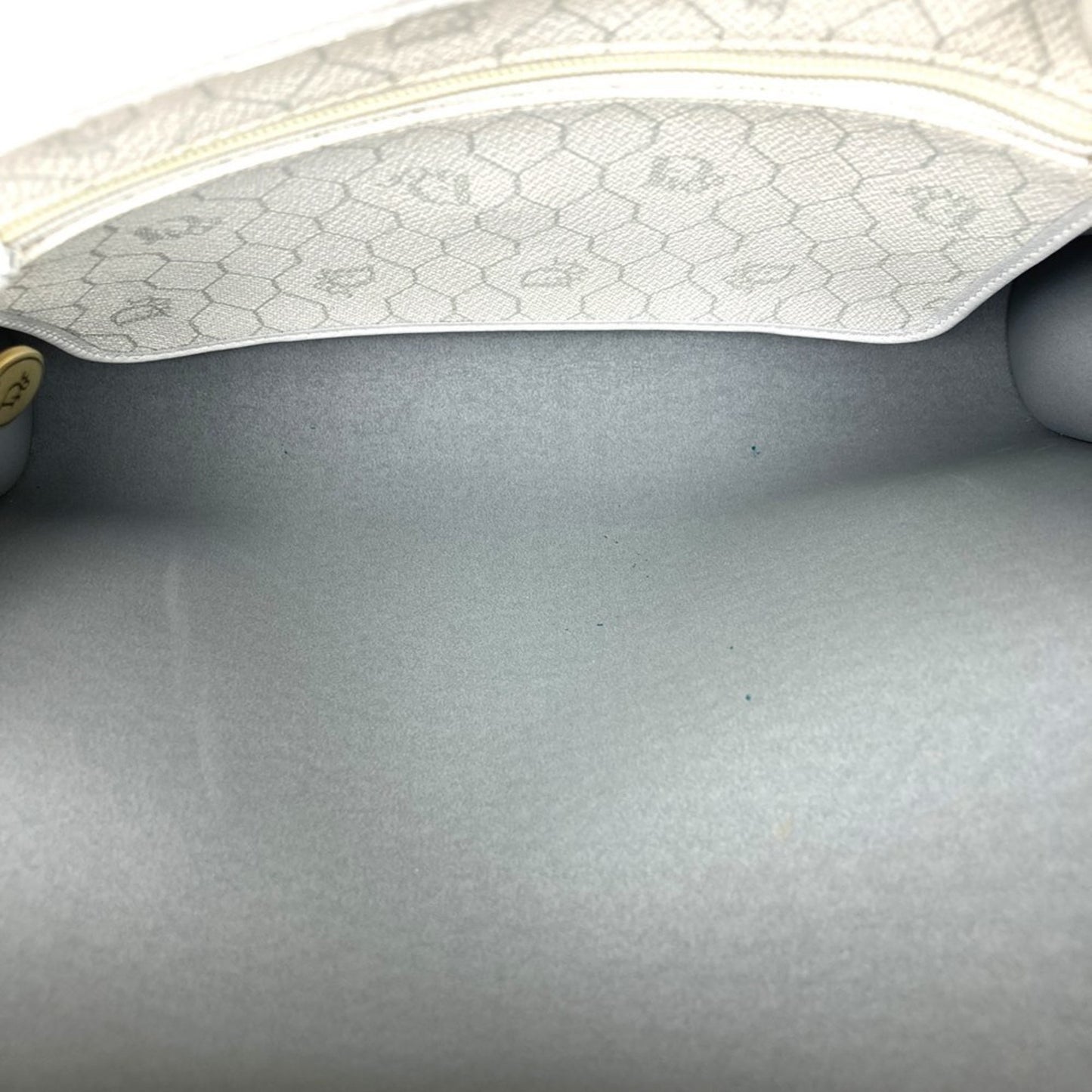 Dior White Canvas Honeycomb