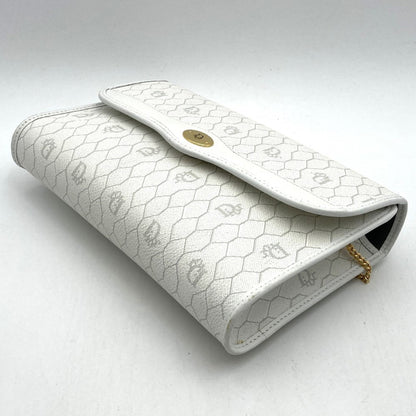 Dior White Canvas Honeycomb