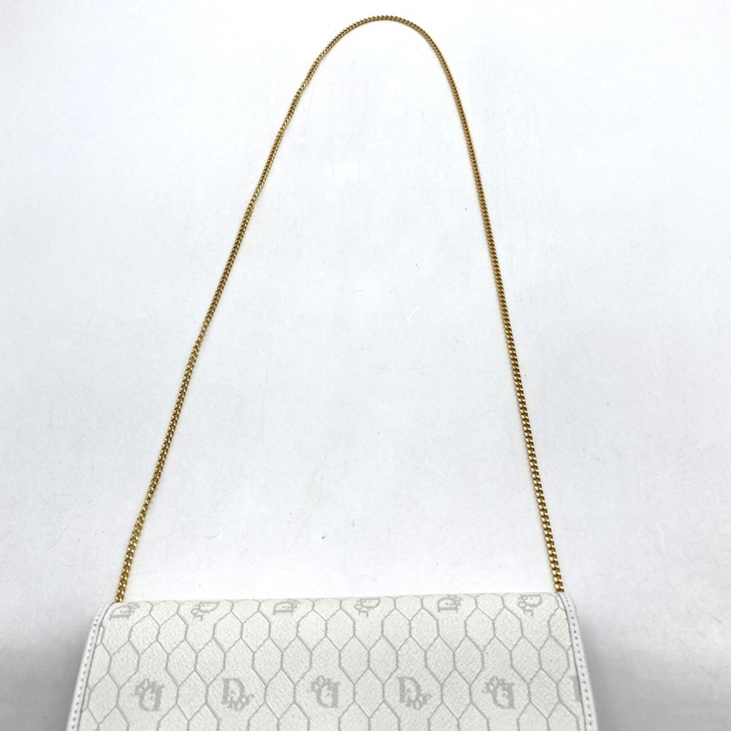 Dior White Canvas Honeycomb