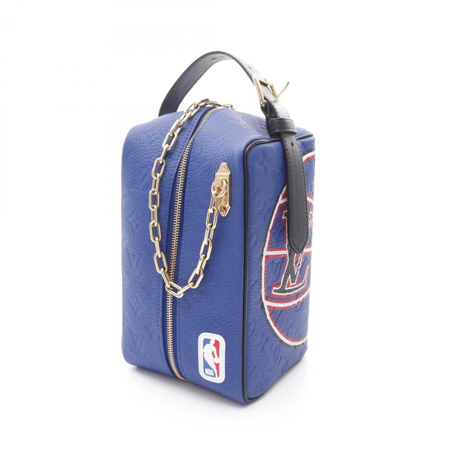 Louis Vuitton Blue Leather Dopp Kit