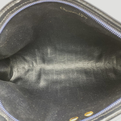 Dior Blue Canvas Trotter Canvas Shoulder Bag