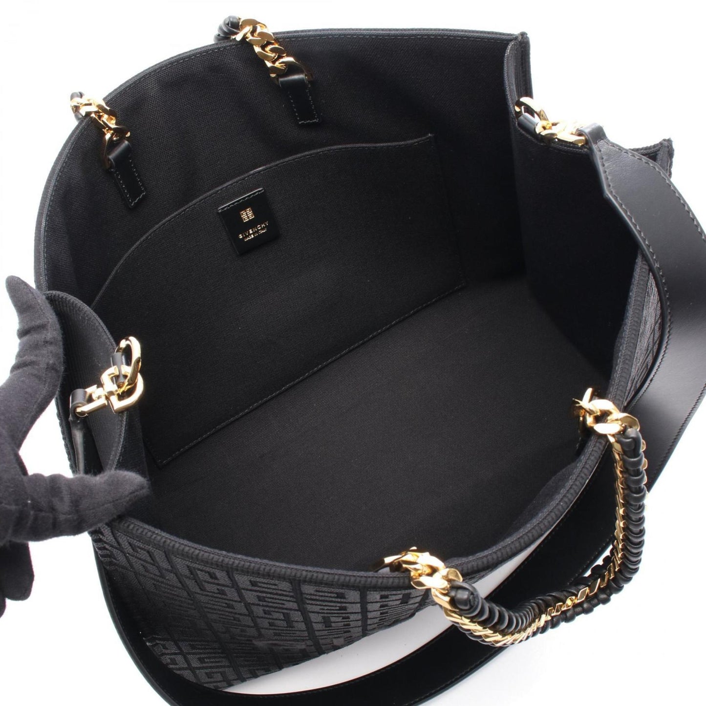 Givenchy Black Canvas G Tote