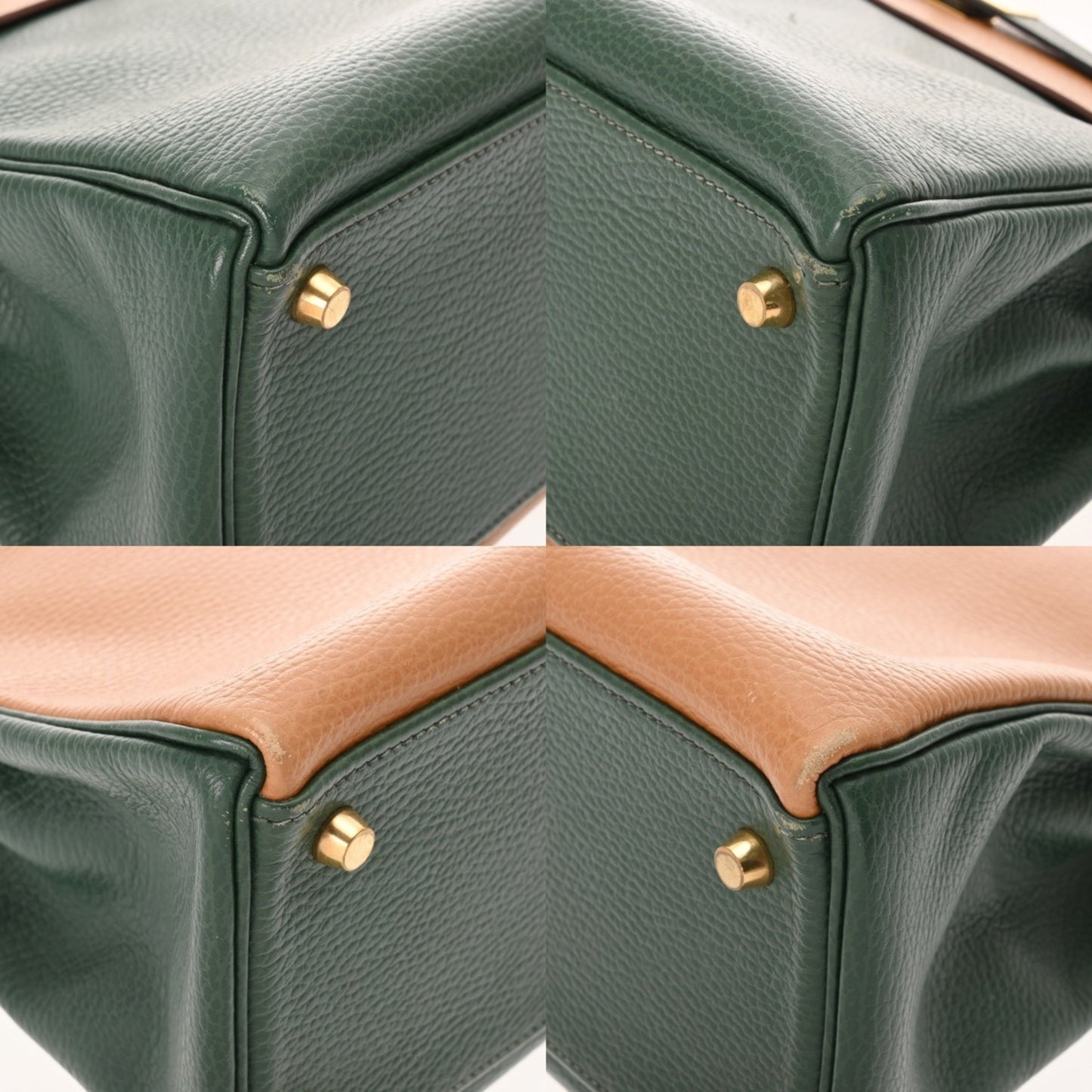 Hermès Green Leather Kelly 32