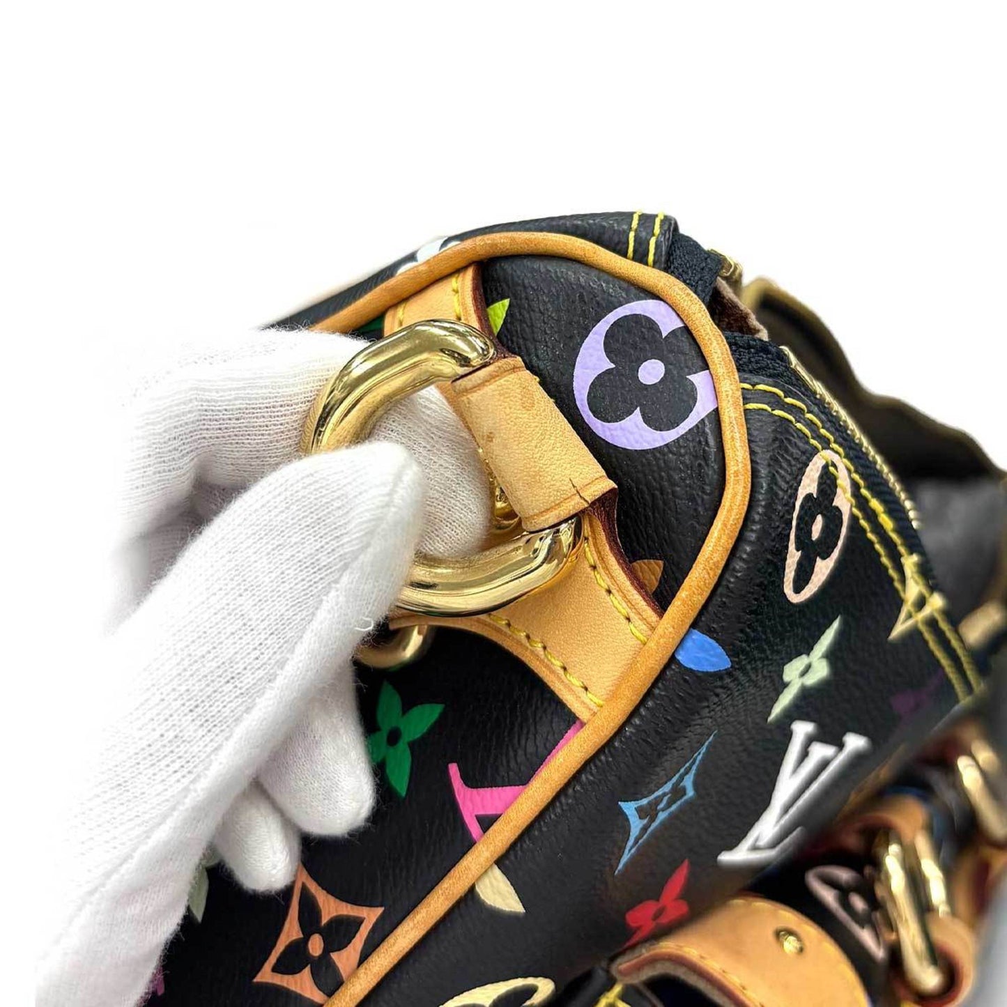 Louis Vuitton Black Canvas Rita