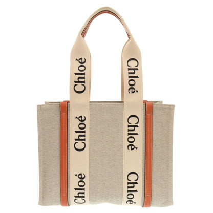 Chloé Brown Canvas Woody
