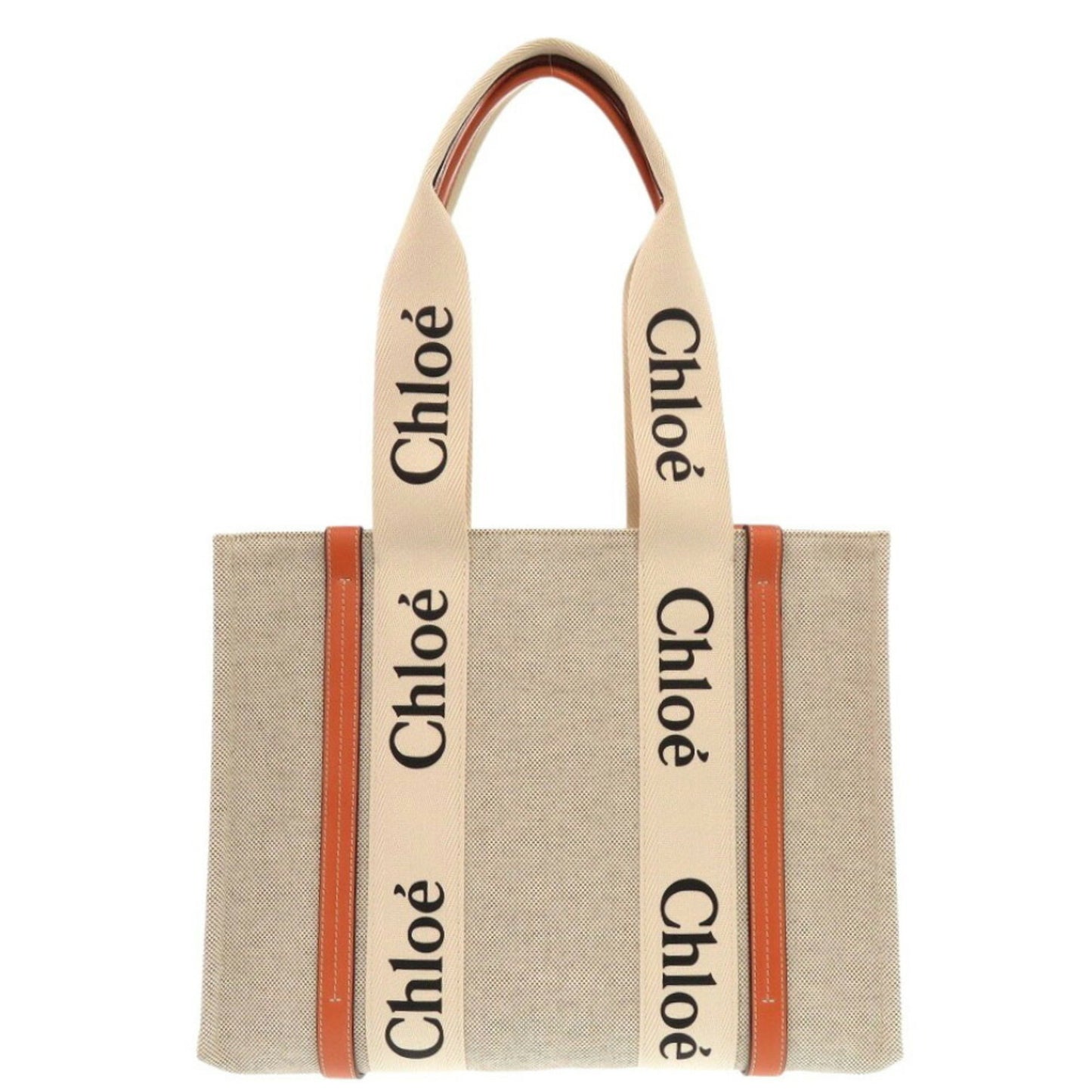 Chloé Brown Canvas Woody