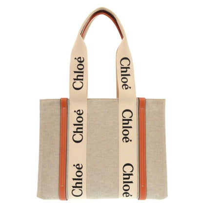 Chloé Brown Canvas Woody