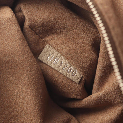 Louis Vuitton Brown Leather Beaubourg