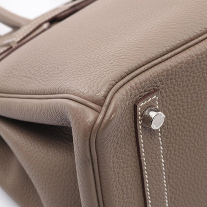 Hermès Gray Leather Birkin 30