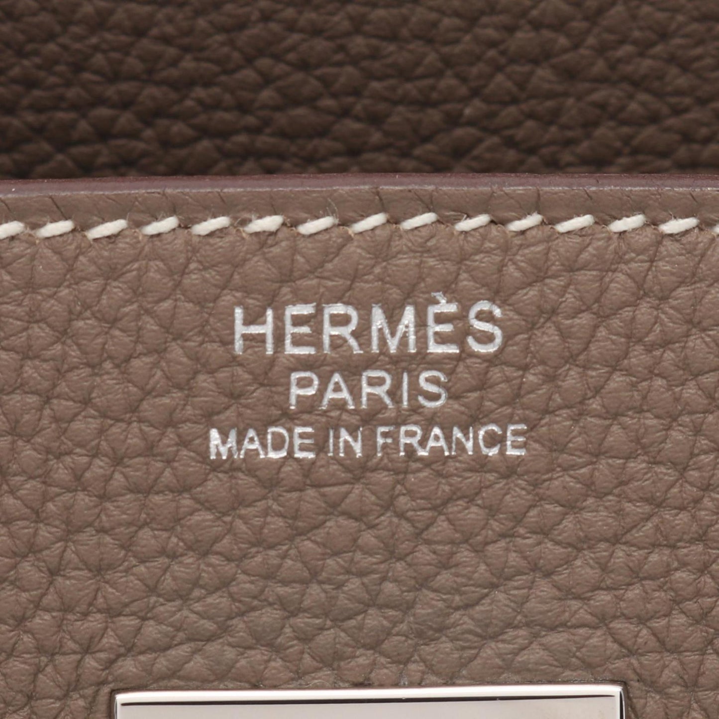 Hermès Gray Leather Birkin 30