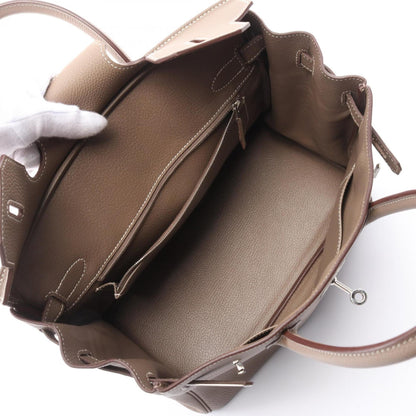 Hermès Gray Leather Birkin 30