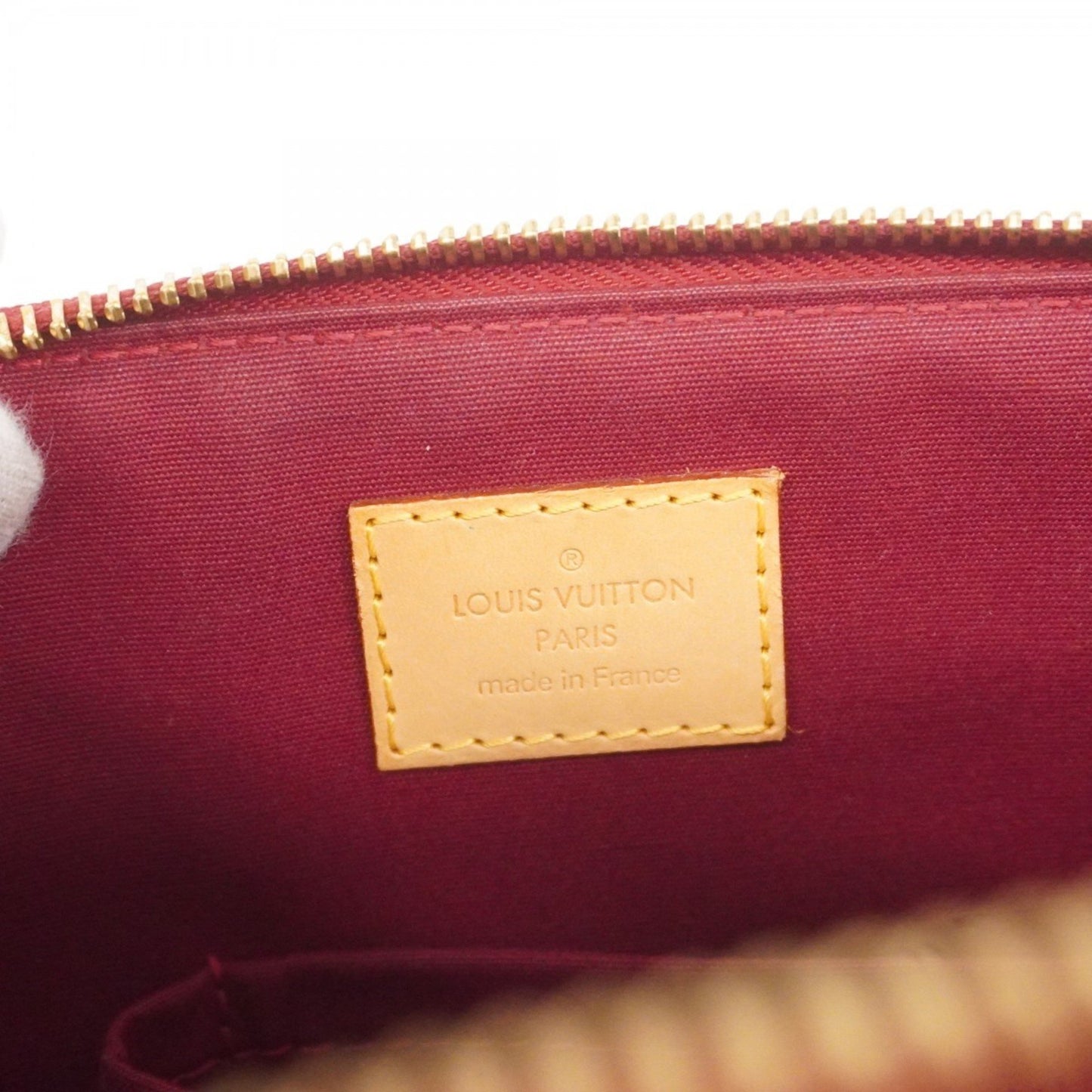 Louis Vuitton Red Patent Leather Bellevue Pm